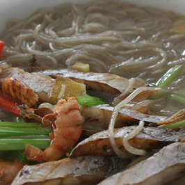 咸带鱼绿豆面